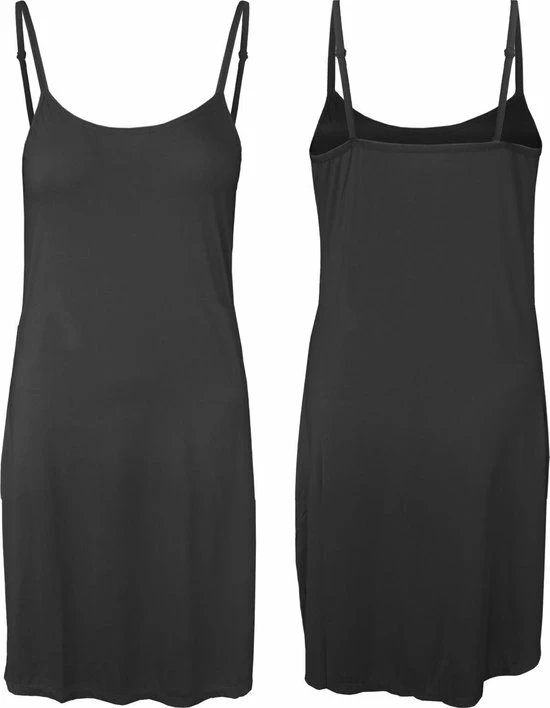 GAUBERT Onderjurk - Zwart - Maat XXL/3XL - Middellang (Lengte 92CM) 1 GAUBERT Onderjurk - Zwart - Maat XXL/3XL - Middellang (Lengte 92CM)