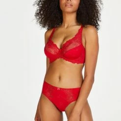 Hunkemöller Dames Lingerie Niet-voorgevormde Beugel Bh Diva - Rood - Maat F85 -Lingerie-Dames-Badmode Winkel 550x722 6