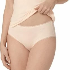 Sloggi Dames Basic Midi GO Organische Slip 2-pack - Creme - L -Lingerie-Dames-Badmode Winkel 550x728 3