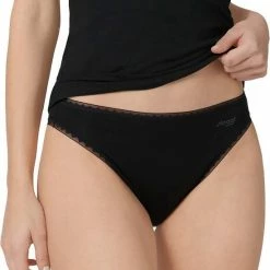 Sloggi Dames Basic Tai GO Organische Slip 2-pack - M - Zwart -Lingerie-Dames-Badmode Winkel 550x733 14