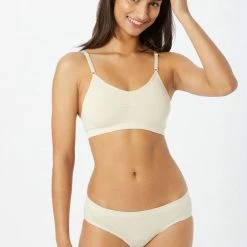 MAGIC Bodyfashion Bamboo Comfort Bra With Spaghetti Straps Cream Vrouwen - Maat L -Lingerie-Dames-Badmode Winkel 550x733 56