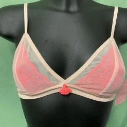Hunkemöller Hunkemõller - Mesh Over Late Bralette - Cloud Pink - Maat L