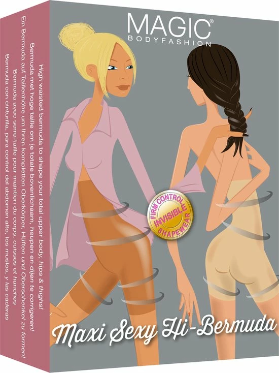 MAGIC Bodyfashion Maxi Sexy Hi Bermuda Latte Vrouwen - Maat L 4 MAGIC Bodyfashion Maxi Sexy Hi Bermuda Latte Vrouwen - Maat L - Afbeelding 4