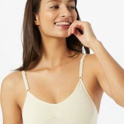 MAGIC Bodyfashion Bamboo Comfort Bra With Spaghetti Straps Cream Vrouwen - Maat L -Lingerie-Dames-Badmode Winkel 550x741 5