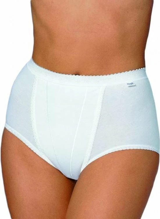 Sloggi Control Dames Maxi Verstevigende Slip - Wit - Maat 50 1 Sloggi Control Dames Maxi Verstevigende Slip - Wit - Maat 50