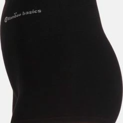 Bamboo Basics - Seamless Light Control Boxershorts Stella (2-pack) Dames - Zwart - L -Lingerie-Dames-Badmode Winkel 550x757