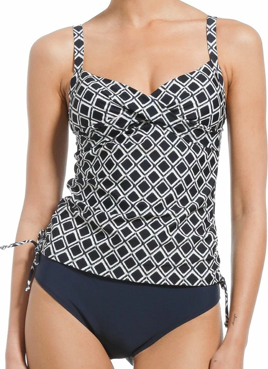 Pastunette Beach - Blue Pattern - Tankiniset - Blauw/Wit - Maat 38 4 Pastunette Beach - Blue Pattern - Tankiniset - Blauw/Wit - Maat 38 - Afbeelding 4