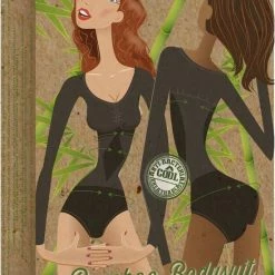 MAGIC Bodyfashion Longsleeve Bodysuit Bamboo Bamboo Black Vrouwen - Maat L -Lingerie-Dames-Badmode Winkel 550x759