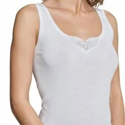 Schiesser Cotton Essentials 2PACK Tanktop Dames Onderhemd - Maat 50 -Lingerie-Dames-Badmode Winkel 550x795 14