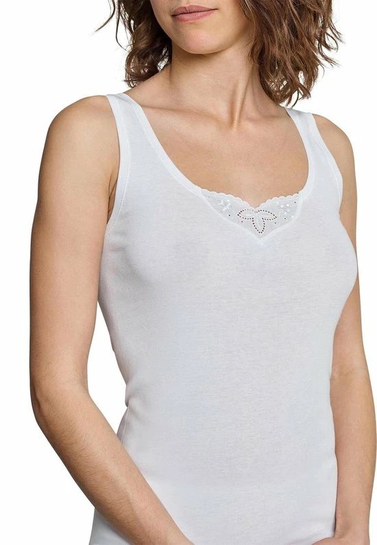 Schiesser Cotton Essentials 2PACK Tanktop Dames Onderhemd - Maat 42 6 Schiesser Cotton Essentials 2PACK Tanktop Dames Onderhemd - Maat 42 - Afbeelding 6