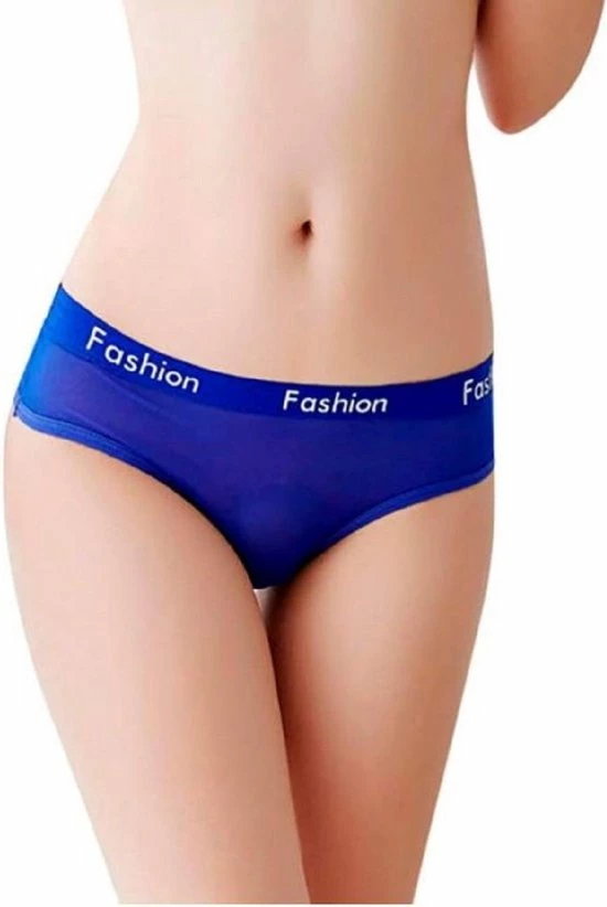 New Age Devi Fashion Dames Slip - Naadloze Sexy Transparante Dames Lingerie - Blauw - XL 2 New Age Devi Fashion Dames Slip - Naadloze Sexy Transparante Dames Lingerie - Blauw - XL - Afbeelding 2