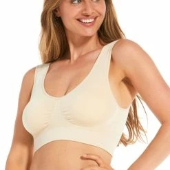 MAGIC Bodyfashion Bamboo Comfort Bra Cream Vrouwen - Maat M -Lingerie-Dames-Badmode Winkel 550x823 1
