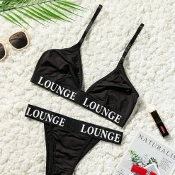 Merkloos Lounge BH Set Zwart - Loungewear - Damesmode - Lingerie Setje Vrouwen - Nachtmode - Lingerie - Cadeau - L -Lingerie-Dames-Badmode Winkel 550x823 8