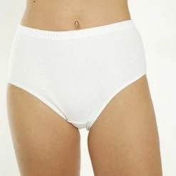 Marly MOON'S Hoge Taille Ribana - 100% Katoen - Ondergoed Dames Slips - L - Wit - 1 Stuk 10 Marly MOON'S Hoge Taille Ribana - 100% Katoen - Ondergoed Dames Slips - L - Wit - 1 Stuk -Lingerie-Dames-Badmode Winkel 550x824 4